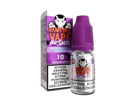 Liquid Vampire Vape Salt 10 mg 10 ml - Heisenberg Grape